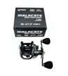 REEL MALACATE PLATEADO 5+1 METAL -DERECHO-