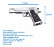 PISTOLA 1911 HICAPA METAL PLATEADA CYMA