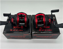 REEL DE PESCA CONCEPT NEGRO Y ROJO