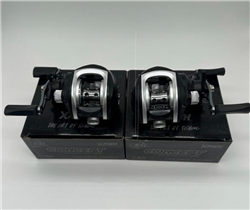 REEL DE PESCA CONCEPT NEGRO Y PLATEADO