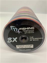 MULTIFILAMENTO 8X 11FISHING 0,25mm COLORES VARIOS