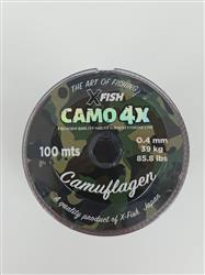 MULTIFILAMENTO CAMO XFISH 4X 100MTS 0,4