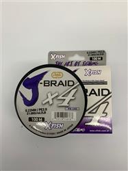 MULTI J-BRAID 4X 100M 0,22 BLANCO Y GRIS