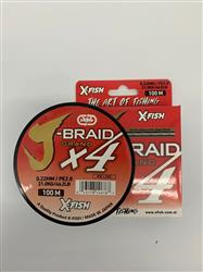 MULTI J-BRAID 4X 100M 0,22 COLORES