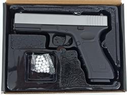 PISTOLA GLOCK VIGOR FULL METAL BLACK-SILVER